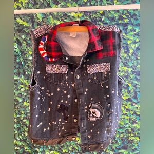 Halloween Punk Vest Jacket S/M